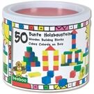 beeboo Holzbausteine bunt 50-teilig