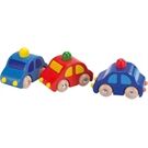 Goki Holzfahrzeuge mit Hupe, sort. i. VK