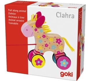 Goki Ziehtier Pferd Clahra, ca, 15x15 cm, ab 12 Monaten