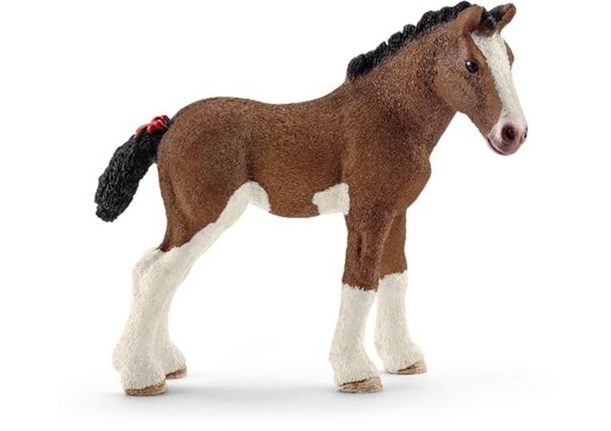 Schleich Spielzeugfigur Clydesdale Fohlen