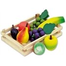 Chr, Tanner Holzobst in Obststeige, 9-teilig, ab 3 Jahre