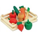 Chr, Tanner Holzgemüse in Gemüsesteige, 9-teilig, ab 3 Jahre