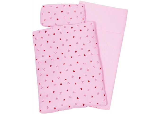 Goki Puppenbettzeug Herz/Krone