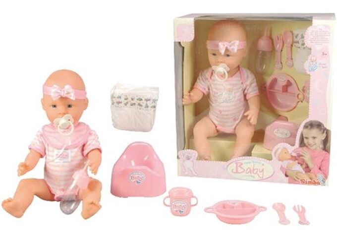 Simba Nbb Babypuppe, Rosa Zubehör
