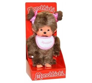 Monchhichi Classic Girl pink, ca, 20 cm