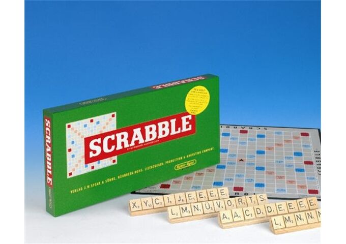 PIATNIK 55011 Scrabble Jubiläumsspiel mit Holzstei