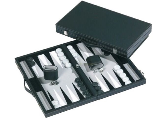 PHILOS Backgammon Kunstleder 47 x 29 cm