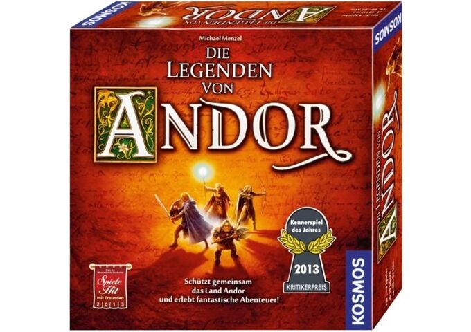 Kosmos Die Legenden von Andor Kennerspiel des Jahr
