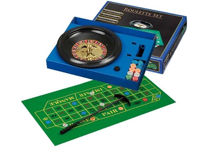 PHILOS Roulette Set mit Kunststoff-Teller 30 cm