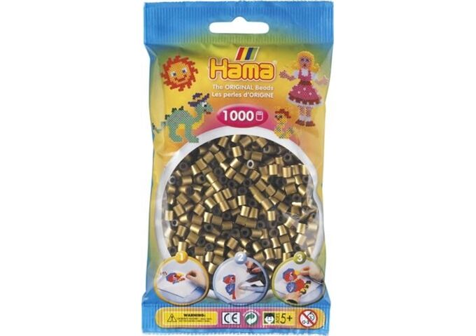 HAMA HAMA Bügelperlen Midi - Bronze 1000 Perlen,