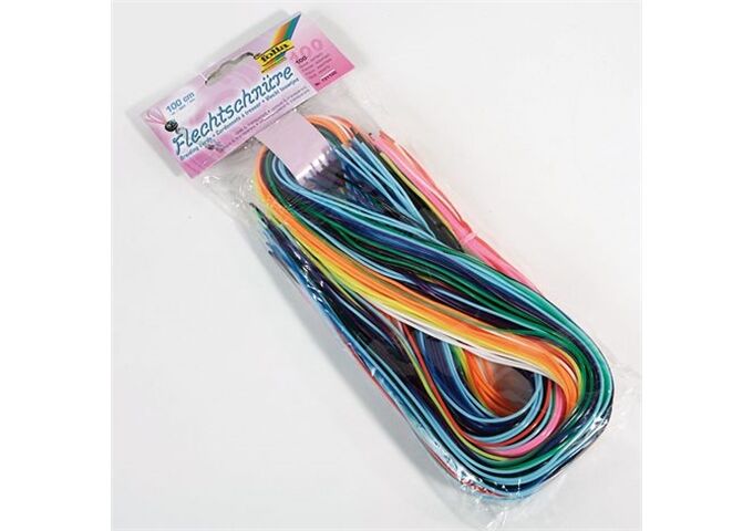 FOLIA Scoubidous Standardfarben sort