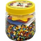 HAMA Bügelperlen Midi - Dose gelb - 3 Stiftplatten