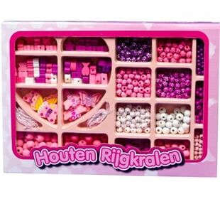 Van Manen Veenendaal Holzperlen Set 825-teilig