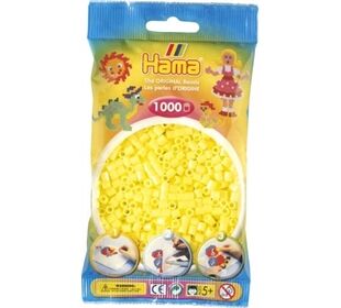 HAMA HAMA Bügelperlen Midi - Pastell Gelb 1000 P