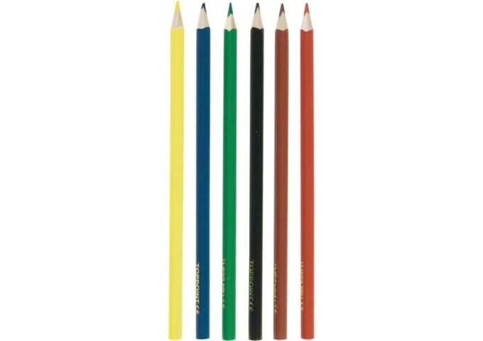 Stylex 24 lange Buntstifte aus FSC-Holz