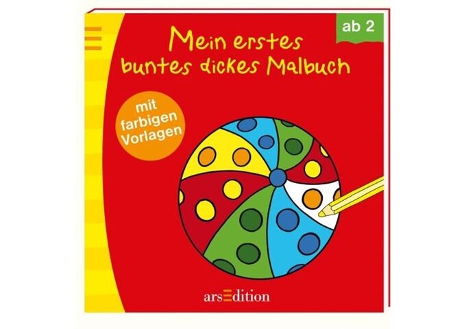 arsEdition Mein erstes buntes dickes Malbuch