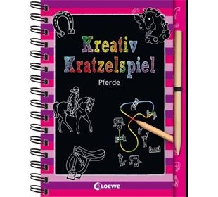 Loewe Kreativ-Kratzelspiel Pferde