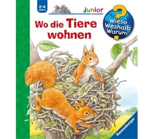 Ravensburger WWWjun46 Wo die Tiere wohnen