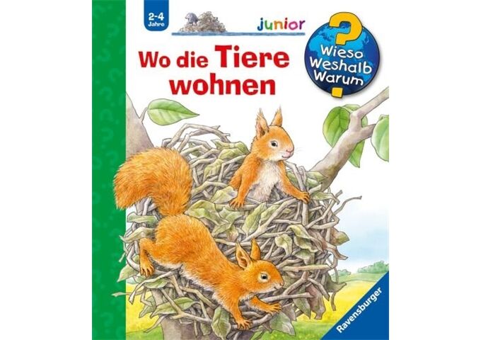 Ravensburger WWWjun46 Wo die Tiere wohnen