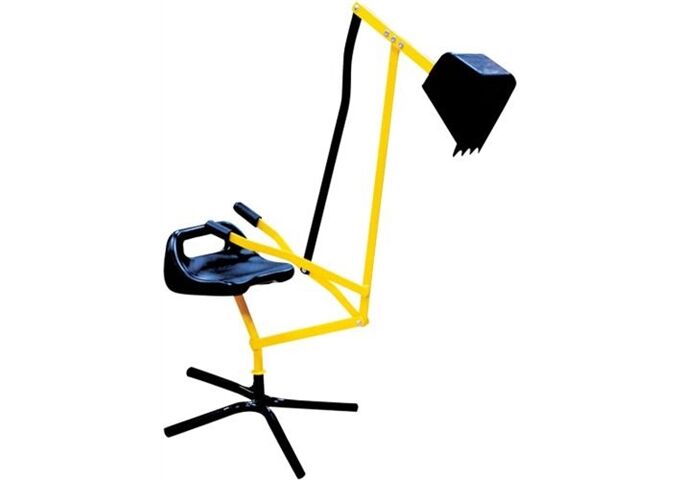 Outdoor active Metall Schaufelbagger, gelb und sch