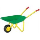 Outdoor active Schubkarre Metall grün und gelb