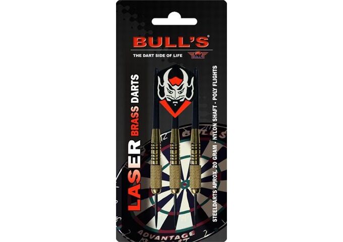 Bull's 3 Steeldart Laser Brass Darts 20 g