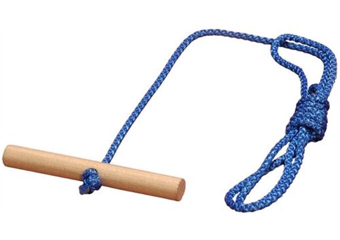Colint Schlitten-Ziehseil mit Holzgriff