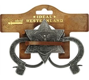 J,G, Schrödel Sheriff Set 2-teilig antik, Tester