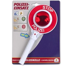 Speedzone Polizeikelle mit 2 LED-Lichtern, W190 x