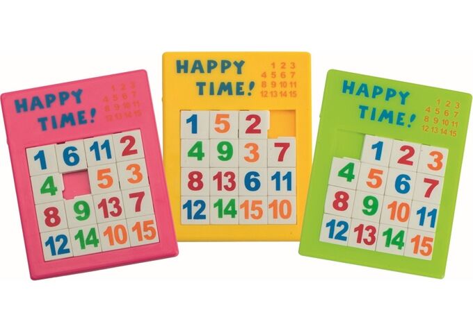 Goki Kunststoffschiebepuzzle Nummern