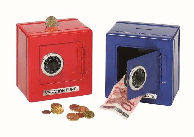 Goki Metalltresor als Spardose mit Kombi