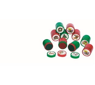 Goki Kunststoff-Stempel, Weihnachtsmotiv