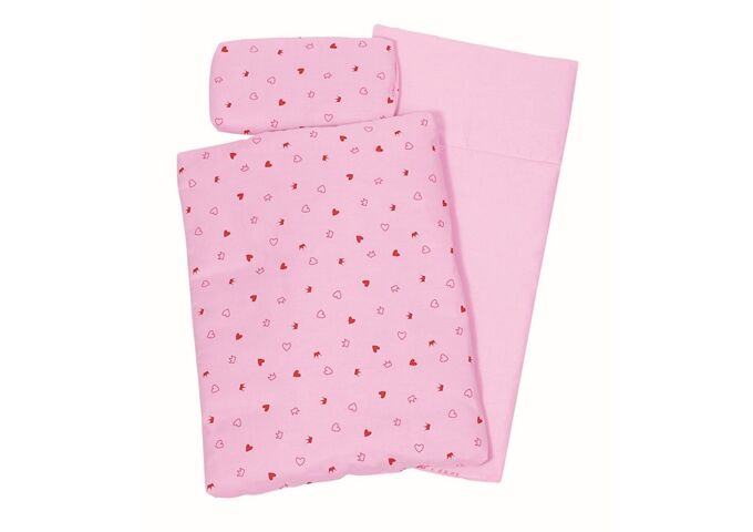 Goki Puppenbettzeug Herz/Krone