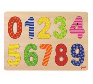 Goki Einlegepuzzle Zahlen 0-9