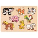 Goki Steckpuzzle Bauernhof Vii