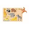 Goki Steckpuzzle Tierkinder