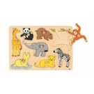 Goki Steckpuzzle Tierkinder