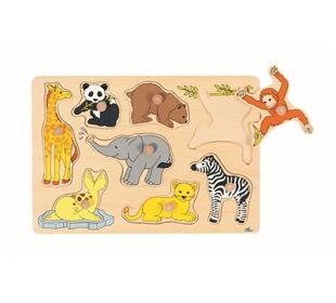 Goki Steckpuzzle Tierkinder