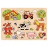 Goki Steckpuzzle Bauernhof Vi
