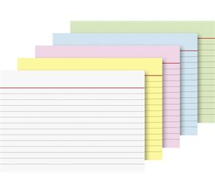 BRUNNEN Karteikarten Pg. A6 lin sort.