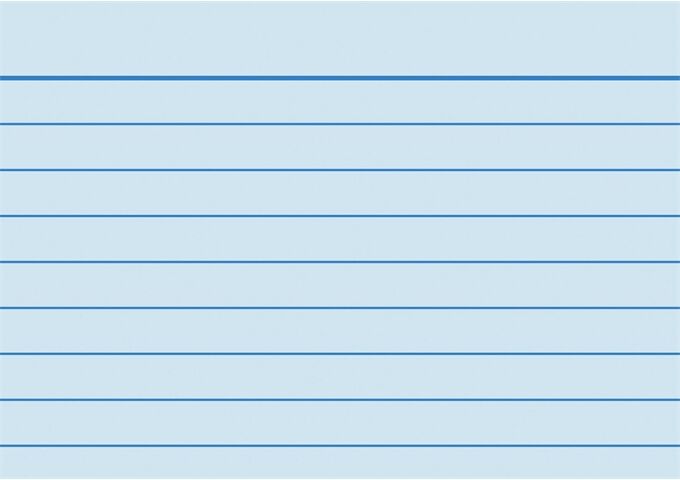 BRUNNEN Karteikarten Pg. A8 lin bl