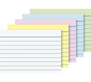 BRUNNEN Karteikarten Pg. A8 lin sort.