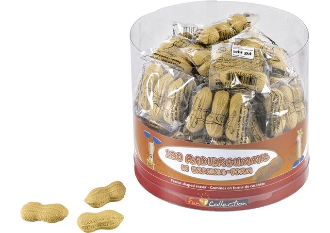 BRUNNEN Radiergummi Erdnuss 3er