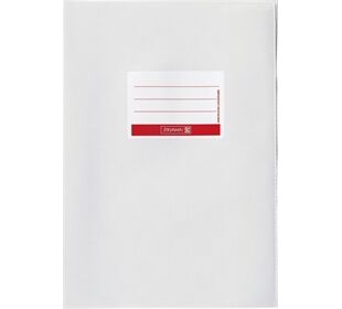 BRUNNEN Hefthüllen A4 m.Schild weiss