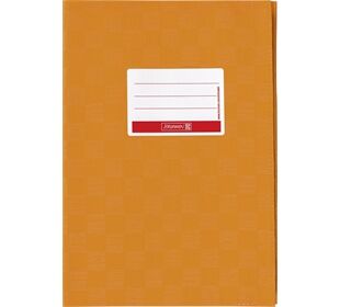 BRUNNEN Hefthüllen A4 m.Schild orange