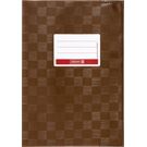 BRUNNEN Hefthüllen A4 m.Schild braun