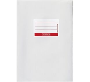 BRUNNEN Hefthüllen A5 m.Schild weiss