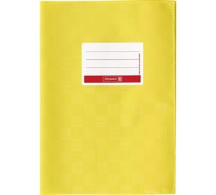 BRUNNEN Hefthüllen A5 m.Schild gelb