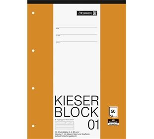 BRUNNEN Kieserblock A4 Lin01 50Bl
