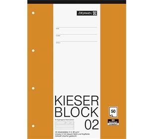 BRUNNEN Kieserblock A4 Lin02 50Bl